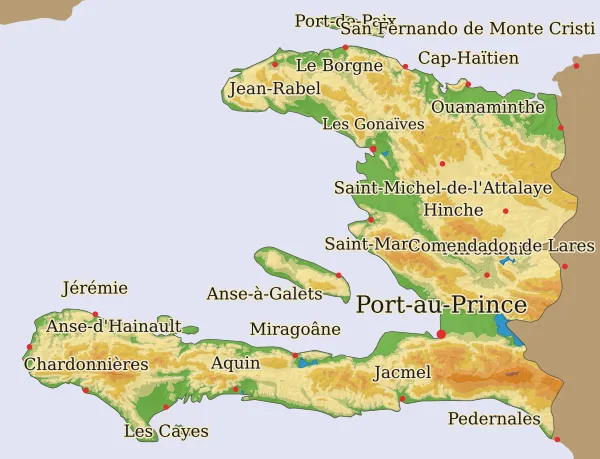 Carte Haïti