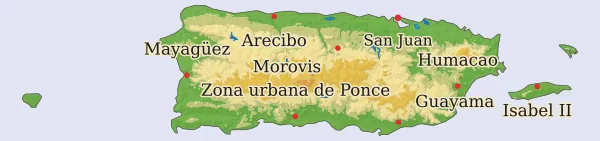 Carte Porto Rico