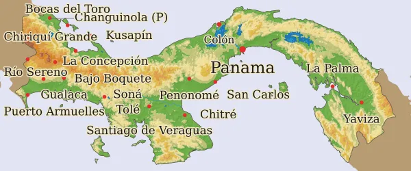Carte Panama