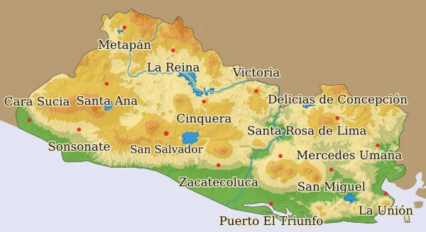 Carte El Salvador