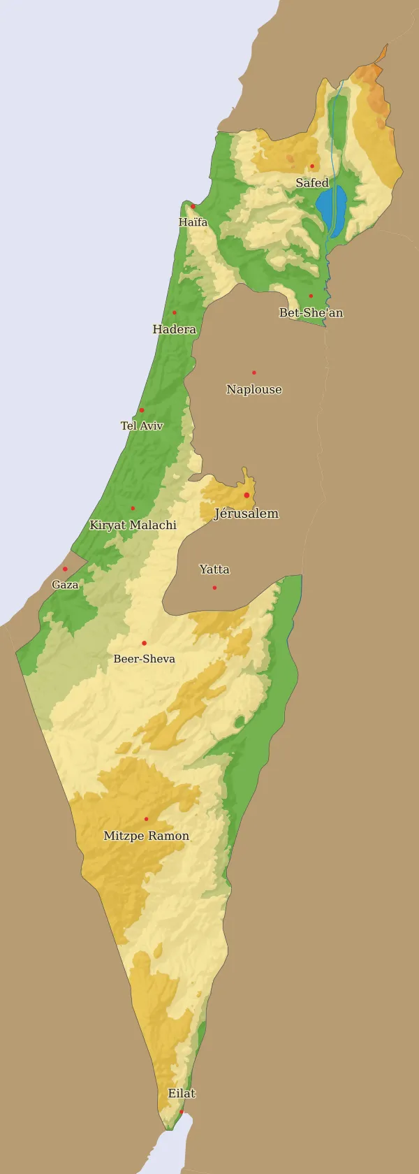 Carte Israel
